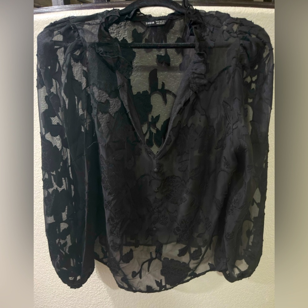 Black blouse worn once from SHEIN